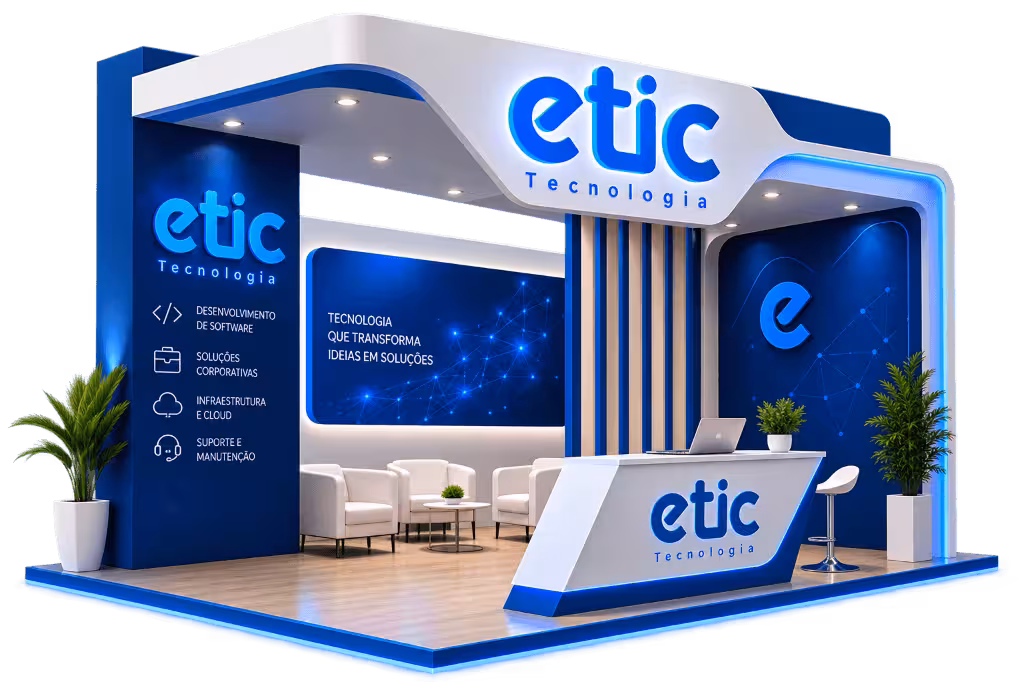 Stand Oficial ETIC Tecnologia em 3D